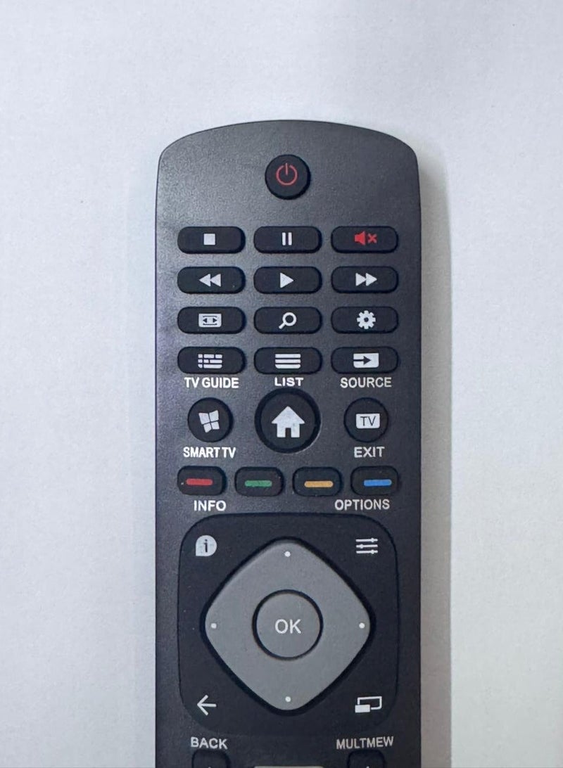 PHILIP Replacement Remote Control for Philips Smart TV Compatible Models NH503UP 43PFL5603/F7 55PFL5603/F7 50PFL5703/F7 55PFL5703/F7 65PFL5703/F7 65PFL5602/F7C TV Remote Control - Image 2